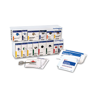 First Aid Only SmartCompliance RetroFit Grids, 109 Pieces, Plastic Case (FAO91172)