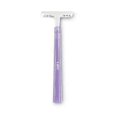 BIC Silky Touch Womens Disposable Razor, 2 Blades, Assorted Colors, 10/Pack (BICSTWP101)