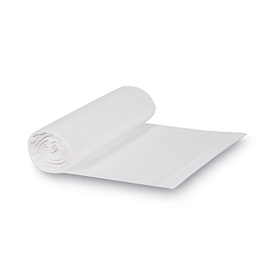 GEN High-Density Can Liners, 33 gal, 13 mic, 33" x 39", Natural, Perforated Roll, 25 Bags/Roll, 10 Rolls/Carton (GEN333916)