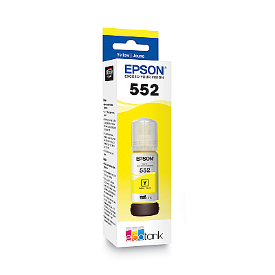 Epson T552420S (T552) Claria High-Yield Ink, 70 mL, Yellow