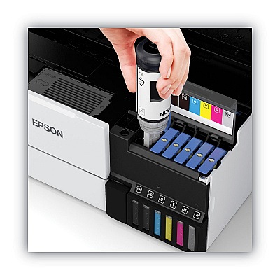 Epson T552920S (T552) Claria High-Yield Ink, 70 mL, Black/Cyan/Gray/Magenta/Yellow, 5/Pack