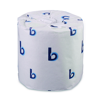 Boardwalk 2-Ply Toilet Tissue, Standard, Septic Safe, White, 4 x 3, 500 Sheets/Roll, 96 Rolls/Carton (BWK6145)