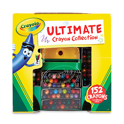 Crayola Ultimate Crayon Case, Sharpener Caddy, 152 Colors (CYO520030)