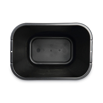 Boardwalk Soft-Sided Wastebasket, 14 qt, Plastic, Black (BWK14QTWBBLA)