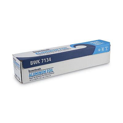 Boardwalk Heavy-Duty Aluminum Foil Roll, 87 Gauge, 18" x 500 ft (BWK7134)