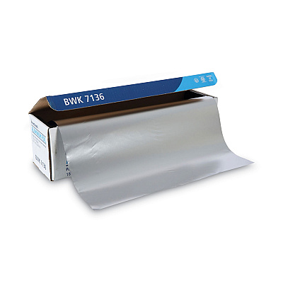 Boardwalk Heavy-Duty Aluminum Foil Roll, 87 Gauge, 18" x 1,000 ft (BWK7136)