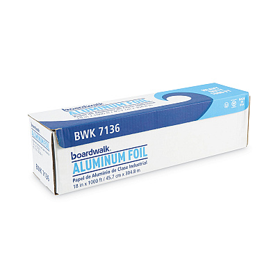 Boardwalk Heavy-Duty Aluminum Foil Roll, 87 Gauge, 18" x 1,000 ft (BWK7136)