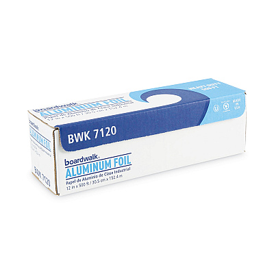 Boardwalk Heavy-Duty Aluminum Foil Roll, 87 Gauge, 12" x 500 ft (BWK7120)