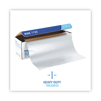 Boardwalk Heavy-Duty Aluminum Foil Roll, 87 Gauge, 12" x 500 ft (BWK7120)