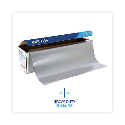Boardwalk Heavy-Duty Aluminum Foil Roll, 87 Gauge, 18" x 1,000 ft (BWK7136)