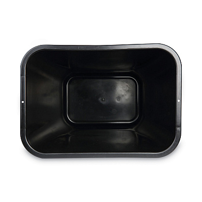 Boardwalk Soft-Sided Wastebasket, 41 qt, Plastic, Black (BWK41QTWBBLA)