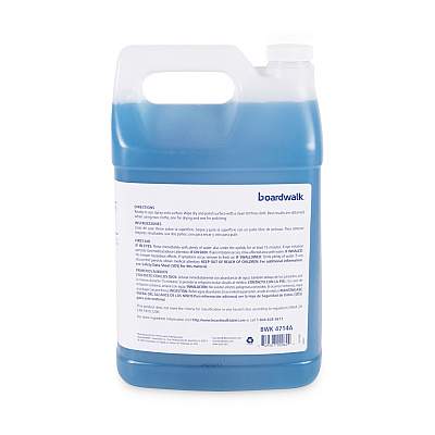 Boardwalk Industrial Strength Glass Cleaner with Ammonia, 1 gal Bottle (BWK4714AEA)