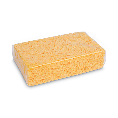 Boardwalk Medium Cellulose Sponge, 3.67 x 6.08, 1.55" Thick, Yellow, 24/Carton (BWKCS2)