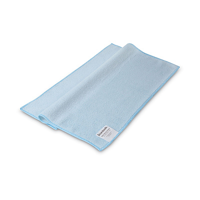 Boardwalk Microfiber Cleaning Cloths, 16 x 16, Blue, 24/Pack (BWK16BLUCLOTHV2)