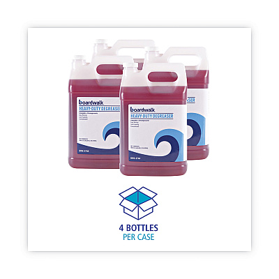 Boardwalk Heavy-Duty Degreaser, 1 Gallon Bottle, 4/Carton (BWK4744)