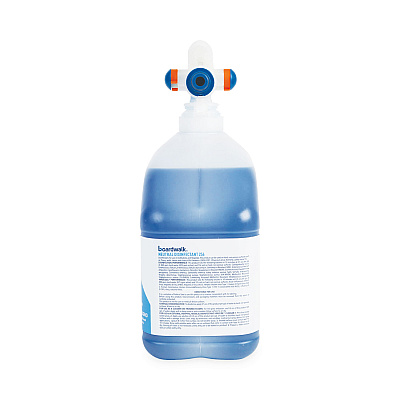 Boardwalk PDC Neutral Disinfectant, Floral Scent, 3 Liter Bottle, 2/Carton (BWK4815)