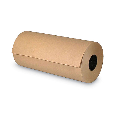 Universal High-Volume Mediumweight Wrapping Paper Roll, 40 lb Wrapping Weight Stock, 24" x 900 ft, Brown (UNV1300022)