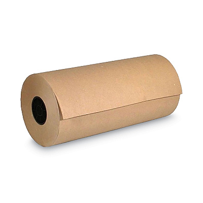 Universal High-Volume Heavyweight Wrapping Paper Roll, 50 lb Wrapping Weight Stock, 24" x 720 ft, Brown (UNV1300039)