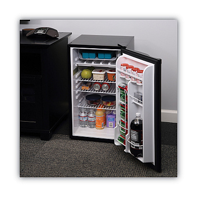 Alera 3.2 Cu. Ft. Refrigerator with Chiller Compartment, Black (ALERF333B)