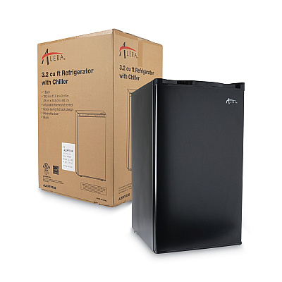 Alera 3.2 Cu. Ft. Refrigerator with Chiller Compartment, Black (ALERF333B)
