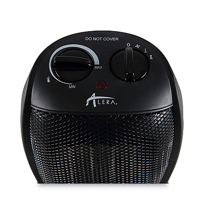 Alera Ceramic Heater, 1,500 W, 7.12 x 5.87 x 8.75, Black (ALEHECH09)