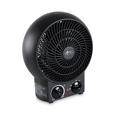 Alera Heater Fan, 1,500 W, 8.25 x 4.37 x 9.5, Black (ALEHEFF10B)