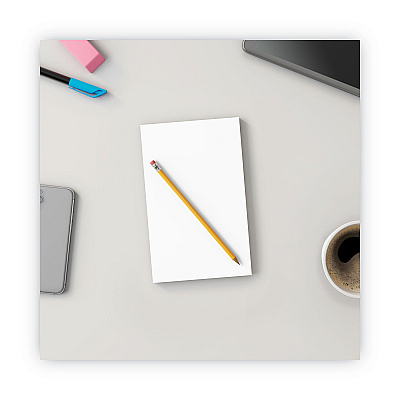 Universal Scratch Pads, Unruled, 5 x 8, White, 100 Sheets, 12/Pack (UNV35615)