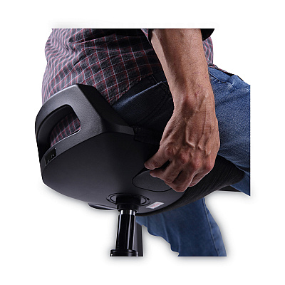 Alera AdaptivErgo Sit to Stand Perch Stool, Supports Up to 250 lb, Black (ALEAE35PSBK)