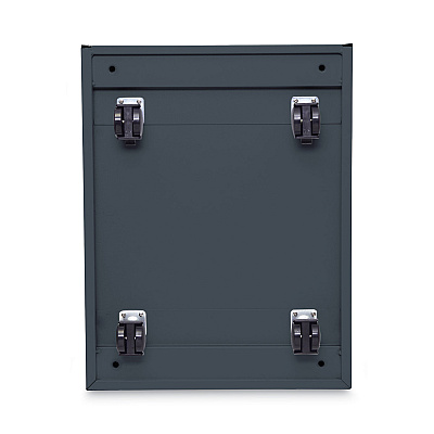 Alera File Pedestal, Left or Right, 3-Drawers: Box/Box/File, Legal/Letter, Charcoal, 14.96" x 19.29" x 27.75" (ALEPABBFCH)