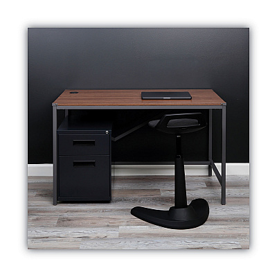 Alera File Pedestal, Left or Right, 2-Drawers: Box/File, Legal/Letter, Charcoal, 14.96" x 19.29" x 21.65" (ALEPABFCH)