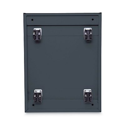 Alera File Pedestal, Left or Right, 2-Drawers: Box/File, Legal/Letter, Charcoal, 14.96" x 19.29" x 21.65" (ALEPABFCH)