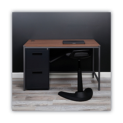 Alera File Pedestal, Left or Right, 2 Legal/Letter-Size File Drawers, Charcoal, 14.96" x 19.29" x 27.75" (ALEPAFFCH)