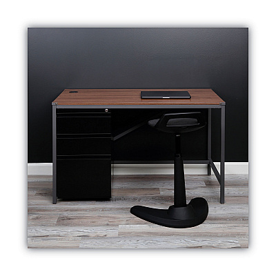 Alera File Pedestal with Full-Length Pull, Left or Right, 3-Drawers: Box/Box/File, Legal/Letter, Black, 14.96" x 19.29" x 27.75" (ALEPBBBFBL)