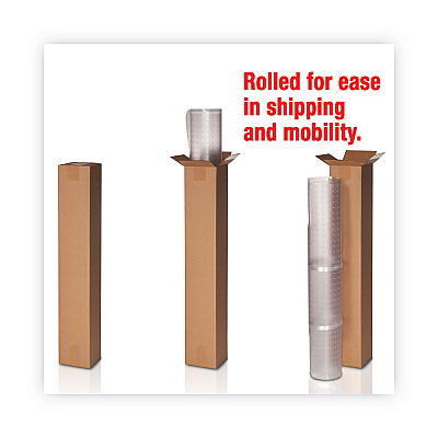 deflecto EconoMat All Day Use Chair Mat for Hard Floors, Rolled Packed, 46 x 60, Clear (DEFCM2E442FCOM)
