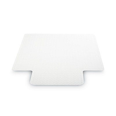 deflecto DuraMat Moderate Use Chair Mat, Low Pile Carpet, Roll, 36 x 48, Lipped, Clear (DEFCM13113COM)