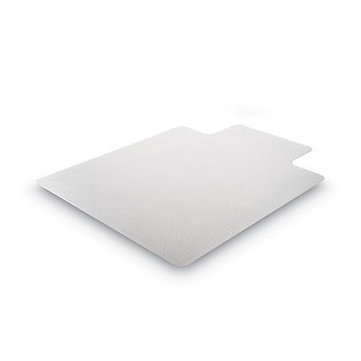 deflecto SuperMat Frequent Use Chair Mat, Med Pile Carpet, Roll, 36 x 48, Lipped, Clear (DEFCM14113COM)