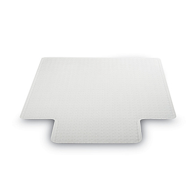 deflecto SuperMat Frequent Use Chair Mat, Med Pile Carpet, Roll, 36 x 48, Lipped, Clear (DEFCM14113COM)
