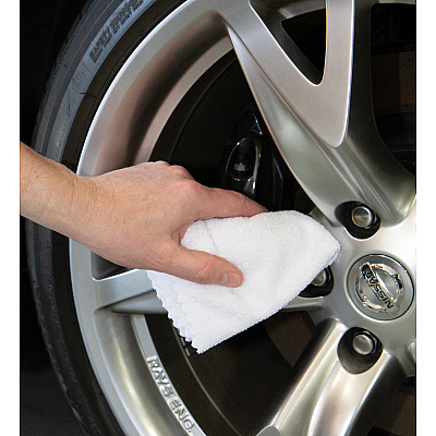 Smart Rags Microfiber Cloths 12x12 White, Pack Of 50 (M950W-INNERBX)