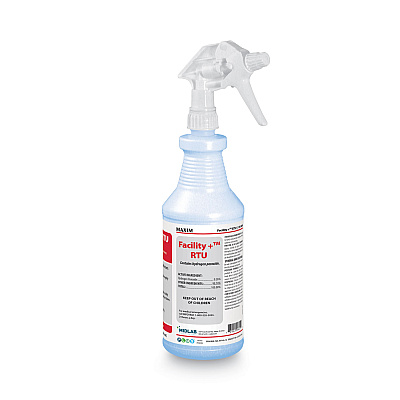 Maxim Facility+ RTU Disinfectant, Safe-to-Ship, Unscented, 32 oz, 6/Carton (MLB04640086)