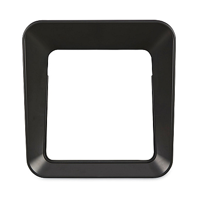 Rubbermaid Commercial Sustain Decorative Refuse with Recycling Lid, 23 gal, Metal/Plastic, Black (RCP2078988)