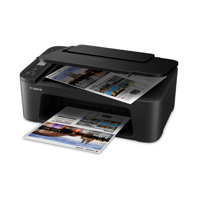 Canon PIXMA TS3520 Wireless All-in-One Printer, Copy/Print/Scan, Black (4977C002)