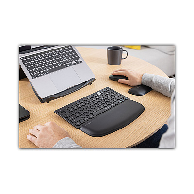 Kensington ErgoSoft Wrist Rest for Standard Mouse, 8.7 x 7.8, Black (KMW52802)