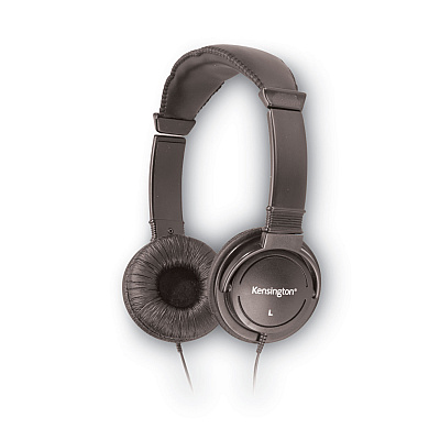 Kensington Hi-Fi Headphones, Plush Sealed Earpads, Black (KMW33137)