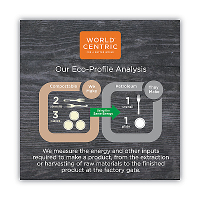 World Centric No Tree Paper Bowls, 32 oz, 4.4" Diameter x 5.8"h, Natural, Sugarcane, 500/Carton (WORBOSU32)