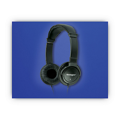 Kensington Hi-Fi Headphones, Plush Sealed Earpads, Black (KMW33137)