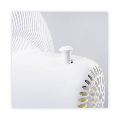Alera 12" 3-Speed Oscillating Desk Fan, Plastic, White (ALEFAN122W)