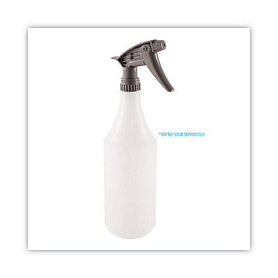 Boardwalk Chemical-Resistant Trigger Sprayer 320CR, 9.5" Tube, Gray, 24/Carton (BWK72109)