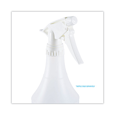 Boardwalk Trigger Sprayer 300ES, 9.5" Tube, Fits oz Bottles, White, 24/Carton (BWK58109)