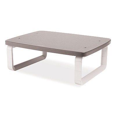 Kensington Monitor Stand with SmartFit, For 24" Monitors, 15.5" x 12" x 3" to 6", Black/Gray, Supports 80 lbs (KMW60089)