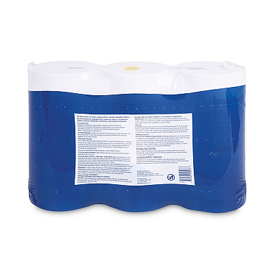 Boardwalk Disinfecting Wipes, 7 x 8, Lemon Scent, 75/Canister, 12 Canisters/Carton (BWK455W753CT)